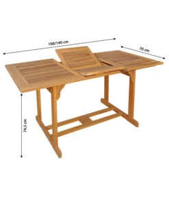 Dehner Ausziehtisch Macao -Gartenmöbelgeschäft 1028026 WE BG 001 AusziehtischMacao