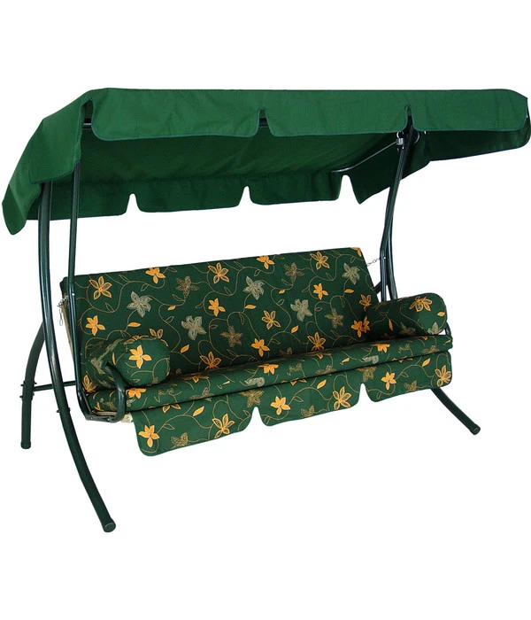 Angerer Hollywoodschaukel Trend, Design Korfu Grün, 3-Sitzer 1 Angerer Hollywoodschaukel Trend, Design Korfu Grün, 3-Sitzer