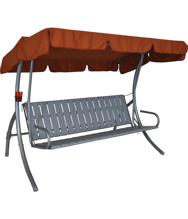 Angerer Hollywoodschaukel Trend, Design Korfu Terra, 3-Sitzer 2 Angerer Hollywoodschaukel Trend, Design Korfu Terra, 3-Sitzer – Bild 2