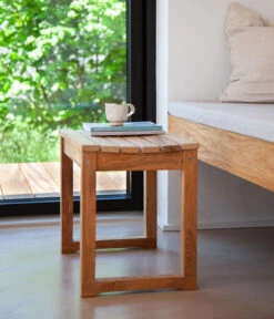 Cinas Gartenhocker Vega -Gartenmöbelgeschäft 2012045 WE MO 003 TeackhockerVega