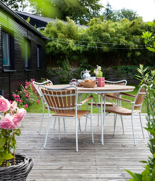 Cinas Gartentisch Ellen, Ca. Ø110/H74 Cm 2 Cinas Gartentisch Ellen, Ca. Ø110/H74 Cm – Bild 2