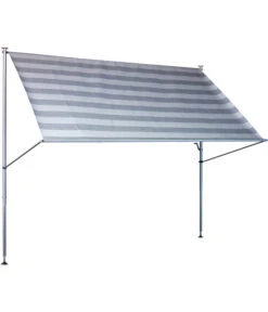 Angerer Klemmmarkise Premium, Gestreift, Ca. B150/H275/T170 Cm