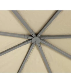 Tepro Gartenpavillon Marabo, Ca. B305/H275/T305 Cm 15 Tepro Gartenpavillon Marabo, Ca. B305/H275/T305 Cm -Gartenmöbelgeschäft 2190643 WE DE 002 PavillonMaraboTaupe