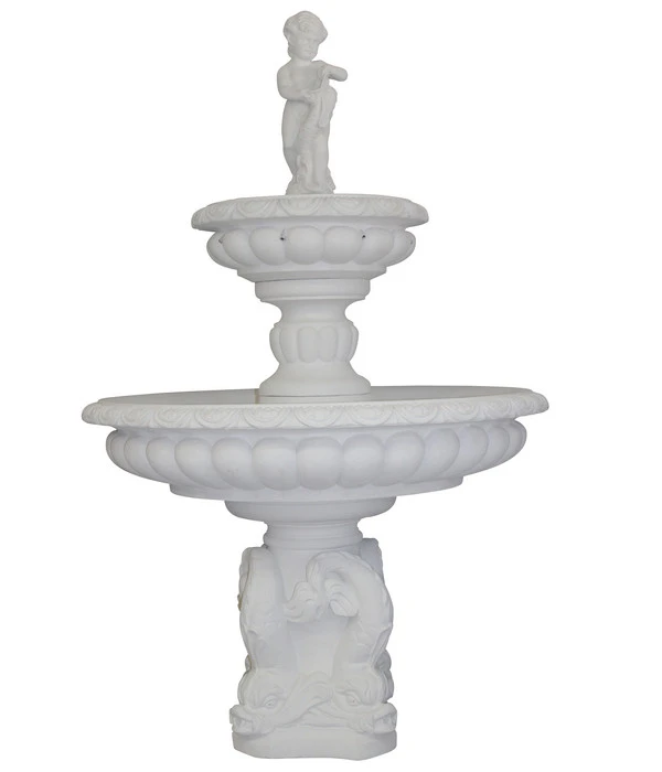 Fantasieco Stein-Gartenbrunnen Milano, Ca. Ø115/H173 Cm 1 Fantasieco Stein-Gartenbrunnen Milano, Ca. Ø115/H173 Cm
