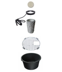 Ubbink Granit/Glas-Gartenbrunnen Las Palmas, Ca. Ø20/H50 Cm -Gartenmöbelgeschäft 2748515 WE DE 001 UbbinkGranitGlasGartenbrunnenLasPalmas