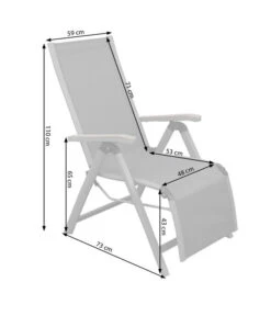 Dehner Relaxsessel Colmar -Gartenmöbelgeschäft 2779155 WE BG 001 RelaxsesselColmarSchwarzSkizzeNeu