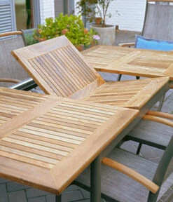 Dehner Teak-Ausziehtisch Colmar, Ca. B152-210/H76/T89 Cm -Gartenmöbelgeschäft 2785608 WE MO 003 DehnerAusziehtischColmar