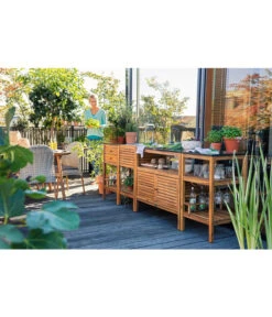 Dehner Schubladenschrank Southampton, 50 X 50 X 90 Cm -Gartenmöbelgeschäft 2806511 2806545 2806644 2806230 WE MO 001