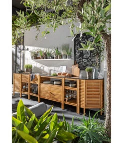 Dehner Schubladenschrank Southampton, 50 X 50 X 90 Cm -Gartenmöbelgeschäft 2806644 WE MO 001 OutdoorkuecheSouthampton