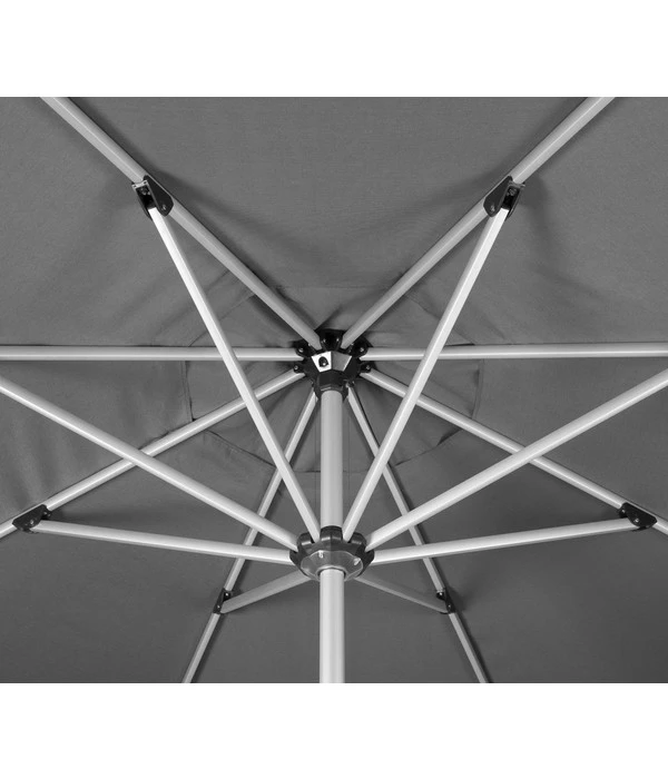 Schneider Premium Sonnenschirm Monaco, Granitgrau, Rund, Ca. Ø350 Cm 4 Schneider Premium Sonnenschirm Monaco, Granitgrau, Rund, Ca. Ø350 Cm – Bild 4