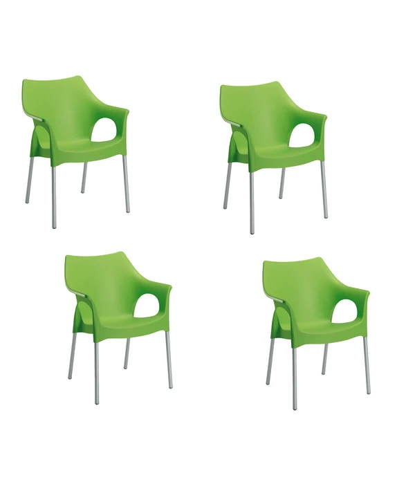 Best Alu-Stapelsessel Vegas, 4 Stück 1 Best Alu-Stapelsessel Vegas, 4 Stück
