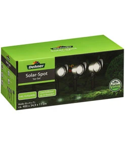 Dehner Solar-Spot, 3er-Set -Gartenmöbelgeschäft 4033759 WE FS 002 DehnerSolarSpot3erSet