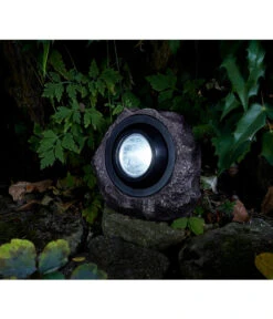 Dehner Premium Solar-Granitstein Pedra, Ca. Ø20/16,5 Cm -Gartenmöbelgeschäft 4038543 WE MO 002 DehnerPremiumSolarGranitsteinPedra