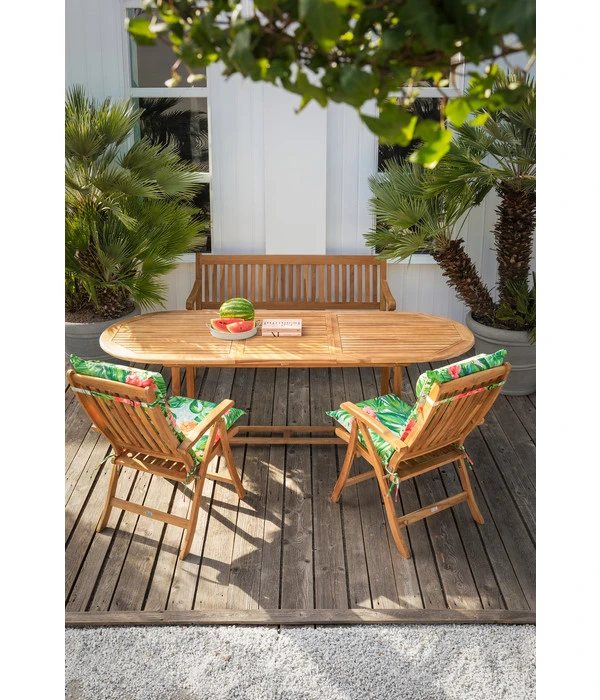 Dehner Hochlehnerpolster Varadero, Ca. B120/H8/T50 Cm 3 Dehner Hochlehnerpolster Varadero, Ca. B120/H8/T50 Cm – Bild 3