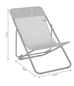 Lafuma Liegestuhl Maxi Transat, Batyline® -Gartenmöbelgeschäft 4070017 WE BG 001 LafumaMaxiTransatLac