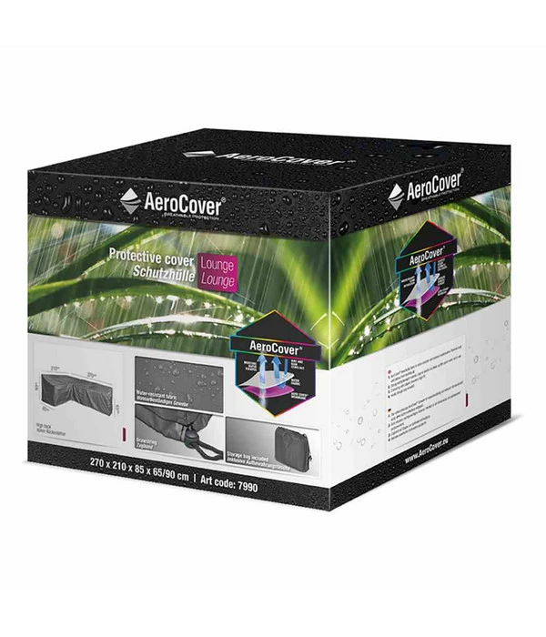 AeroCover Loungesethülle L-Form, 270 Links X210x85xH 65/90 Cm 3 AeroCover Loungesethülle L-Form, 270 Links X210x85xH 65/90 Cm – Bild 3