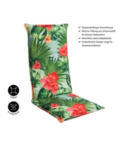 Dehner Hochlehnerpolster Varadero, Ca. B120/H8/T50 Cm 9 Dehner Hochlehnerpolster Varadero, Ca. B120/H8/T50 Cm -Gartenmöbelgeschäft 4182762 WE IG 001 HLPolsterVaradero