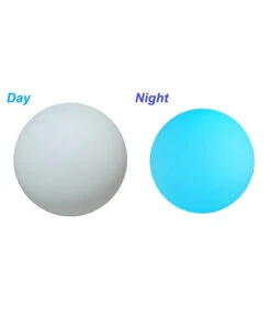 Farmet Kunststoff-Ball Sirio Fluoreszierend, Weiß -Gartenmöbelgeschäft 4186425 WE FS 001 SIRIOBall30cmFLUORESZIERENDWEISS