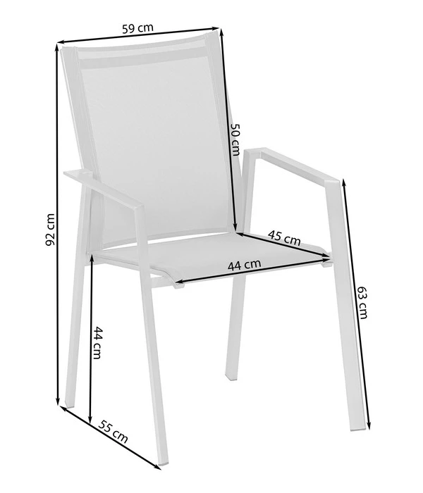 Dehner Stapelstuhl Nantes 2 Dehner Stapelstuhl Nantes – Bild 2