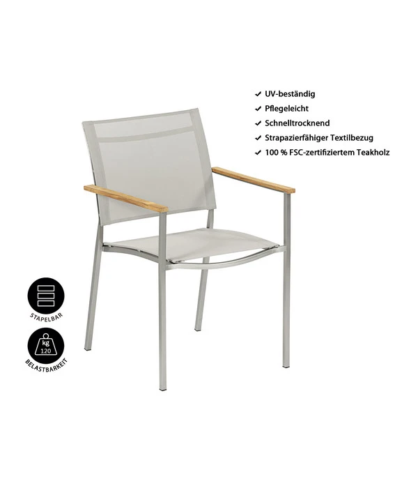 Dehner Premium Stapelstuhl Toulouse 4 Dehner Premium Stapelstuhl Toulouse – Bild 4