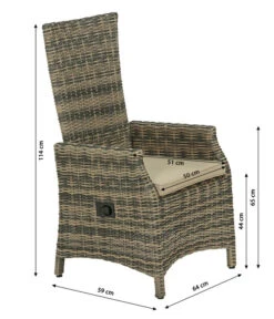 Dehner Geflechtsessel Siena, Braun Meliert 7 Dehner Geflechtsessel Siena, Braun Meliert -Gartenmöbelgeschäft 4209961 WE BG 001 GeflechtsesselSiena