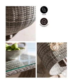 Dehner Geflechtlounge Avani, 4-teilig 14 Dehner Geflechtlounge Avani, 4-teilig -Gartenmöbelgeschäft 4209987 WE IG 001 DehnerGeflechtloungeAvani