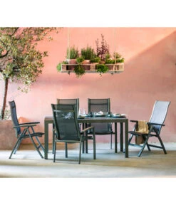 Dehner Ausziehtisch Chicago, Ca. B160-210/H74/T90 Cm 21 Dehner Ausziehtisch Chicago, Ca. B160-210/H74/T90 Cm -Gartenmöbelgeschäft 4210381 WE MO 003 GruppeChicagoNEU