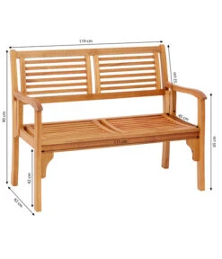 Dehner Klappbank Douglas, 2-Sitzer -Gartenmöbelgeschäft 4216784 WE BG 001 KlappbankDouglas