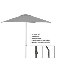 Dehner Sonnenschirm Andros, Rechteckig, Ca. B210/T150 Cm 11 Dehner Sonnenschirm Andros, Rechteckig, Ca. B210/T150 Cm -Gartenmöbelgeschäft 4281861 WE FS 003 DehnerSonnenschirmAndros