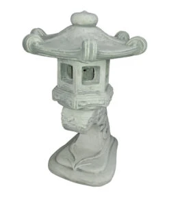 Fantasieco Stein-Leuchte, Ca. B23/H35/T23 Cm