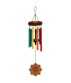 NATURE'S MELODY Klangspiel Chakra, Ø 11,5 X 56 Cm, Mehrfarbig