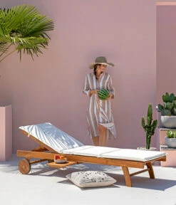 Dehner Rollliege Ravenna, Ca. B70/H89/T200 Cm -Gartenmöbelgeschäft 4407086 WE MO 001 RollliegeRavennaNEU