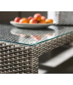 Dehner Geflecht-Lounge Rom, 4-teilig -Gartenmöbelgeschäft 4407334 WE DE 004 DehnerGeflechtLoungeRomNEU