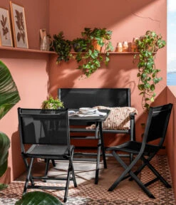 Dehner Klappstuhl Chicago -Gartenmöbelgeschäft 4422382 WE MO 001 BalkongruppeChicago