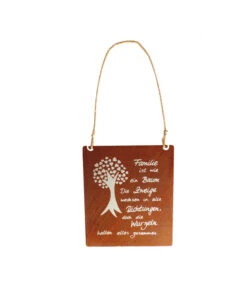 Badeko Metall-Tafel Wurzeln, B43/H24 Cm