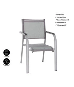 Dehner Balkon-Stapelstuhl Dallas -Gartenmöbelgeschäft 5302070 WE IG 001 DehnerBalkon StapelstuhlDallas