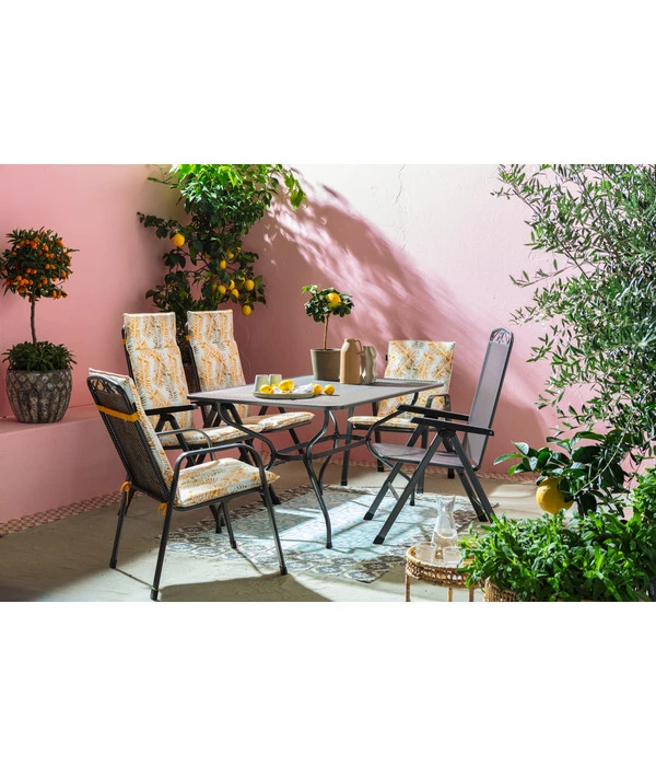 Royal Garden Streckmetall-Gartentisch, Ca. B145/H74/T90 Cm 4 Royal Garden Streckmetall-Gartentisch, Ca. B145/H74/T90 Cm – Bild 4