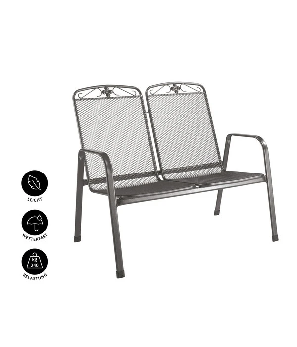MWH Metall-Bank Savoy, 2-Sitzer 4 MWH Metall-Bank Savoy, 2-Sitzer – Bild 4