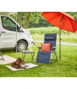 Siena Garden Camping Relaxstuhl Premium, Blau -Gartenmöbelgeschäft 6603070 WE MO 001 SienaGardenCampingRelaxstuhLPremiumBlau
