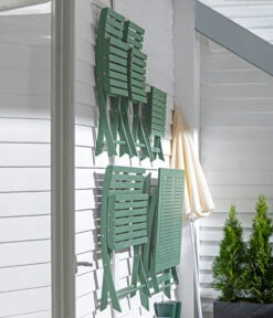 Dehner Klapptisch Stavanger, Ca. B80/H75/T80 Cm 20 Dehner Klapptisch Stavanger, Ca. B80/H75/T80 Cm -Gartenmöbelgeschäft 6666440 WE MO 004 KlappstuhlStavangerGruen 1