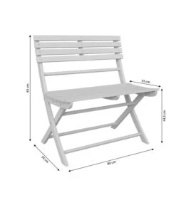 Dehner Klappbank Stavanger, 2-Sitzer -Gartenmöbelgeschäft 6666473 WE BG 001 KlappbankStavanger