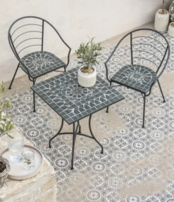 Dehner Mosaiktisch Madeleine, Eckig -Gartenmöbelgeschäft 6666549 WE MO 001 DehnerMosaiktischMadeleineeckigklein