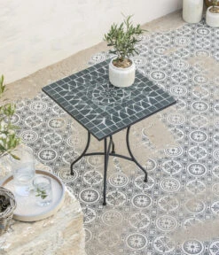 Dehner Mosaiktisch Madeleine, Eckig -Gartenmöbelgeschäft 6666549 WE MO 002 DehnerMosaiktischMadeleineeckigklein