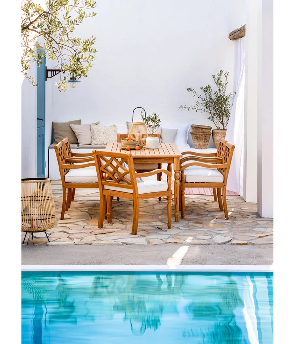 Dehner Diningtisch Savona, Ca. B180/H76/T90 Cm 4 Dehner Diningtisch Savona, Ca. B180/H76/T90 Cm – Bild 4