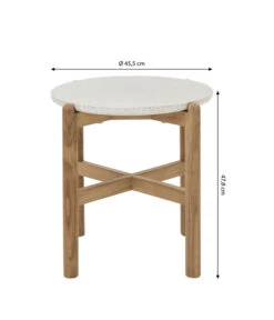 Dehner Tisch Portofino, Ca. Ø45,5/H47,8 Cm -Gartenmöbelgeschäft 6670699 WE BG 001 DehnerTischPortofinoKlein