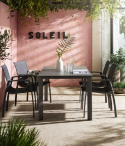 Dehner Gartentisch Nancy, Ca. B160/H75/T90 Cm -Gartenmöbelgeschäft 6701734 6701726 WE MO 001 GruppeNancy 1