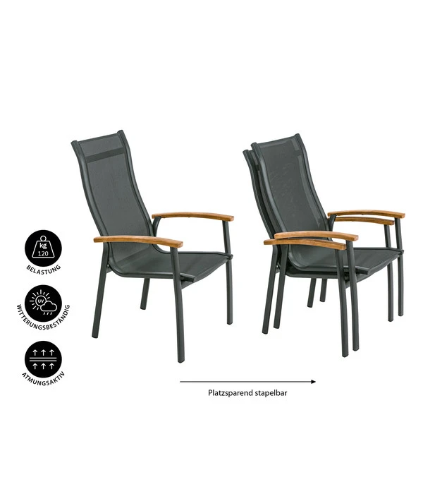 Dehner Stapelstuhl Chicago Wood 4 Dehner Stapelstuhl Chicago Wood – Bild 4
