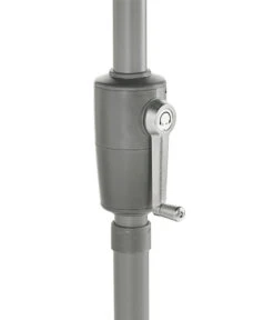 Dehner Schirm Milos, Rund, Ca. Ø294 Cm -Gartenmöbelgeschäft 6702864 WE DE 002 SchirmMilosHellgrauNeu