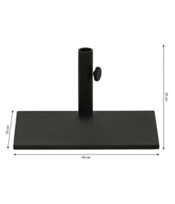 Dehner Balkonschirmständer, 20 Kg -Gartenmöbelgeschäft 6703573 WE BG 001 Balkonschirmstaender