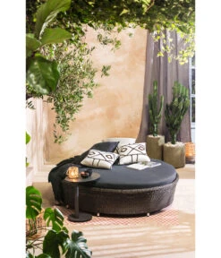 Dehner Beistelltisch Mika, Ca. Ø50/H50 Cm -Gartenmöbelgeschäft 6704787 WE MO 002 SunloungerCalifornia